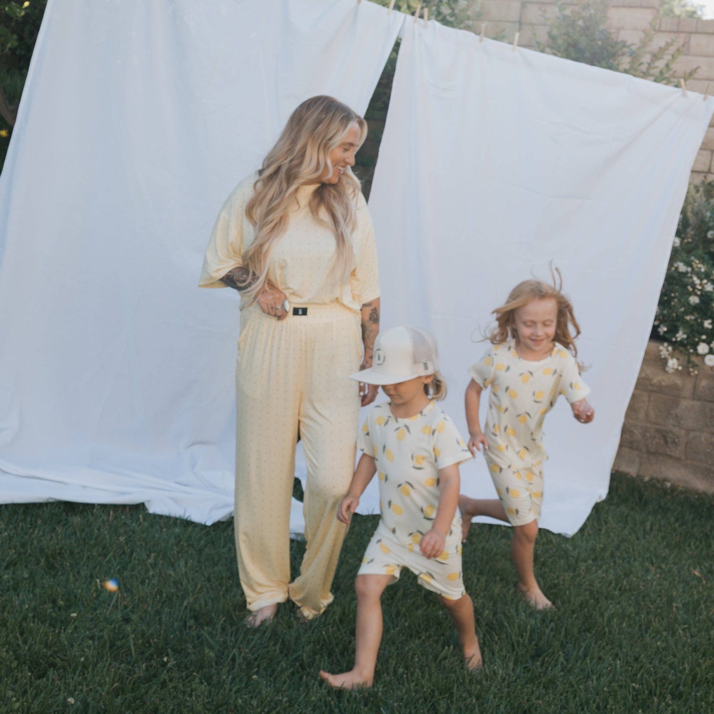 Forever French Baby - Women's Boxy Tee Lounge Set | Veda: 2X-Large