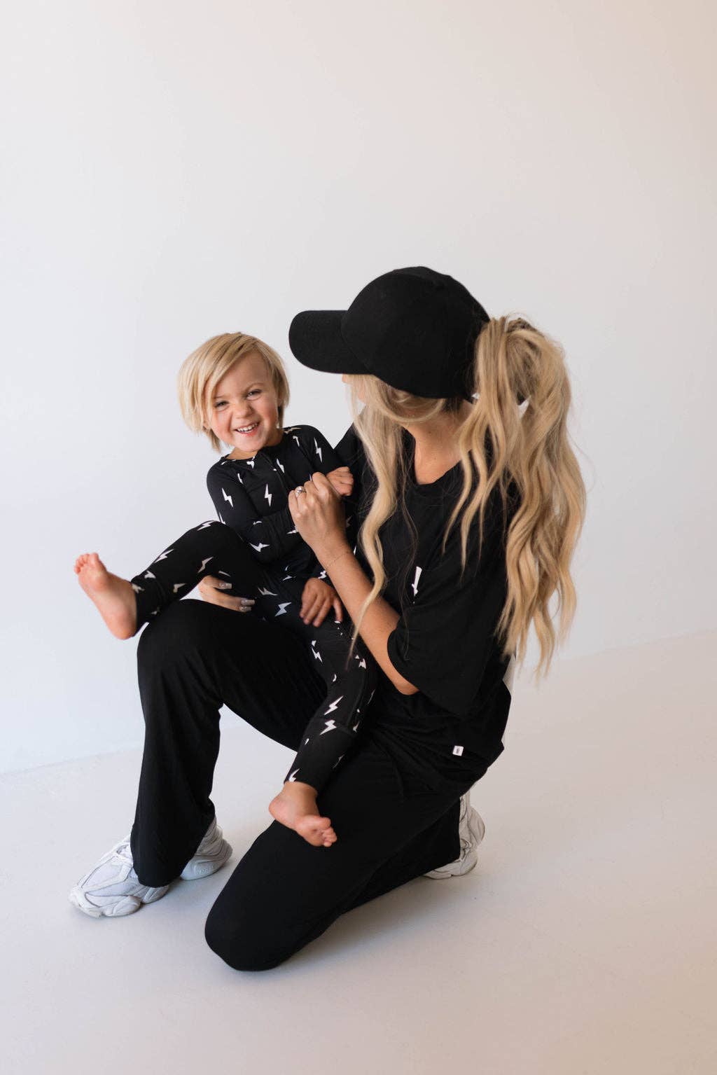 Forever French Baby - Short Sleeve Women's Bamboo Lounge Set | Black ff Signature: 2X-Large