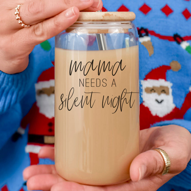 Mama Silent Night Tumbler 17oz