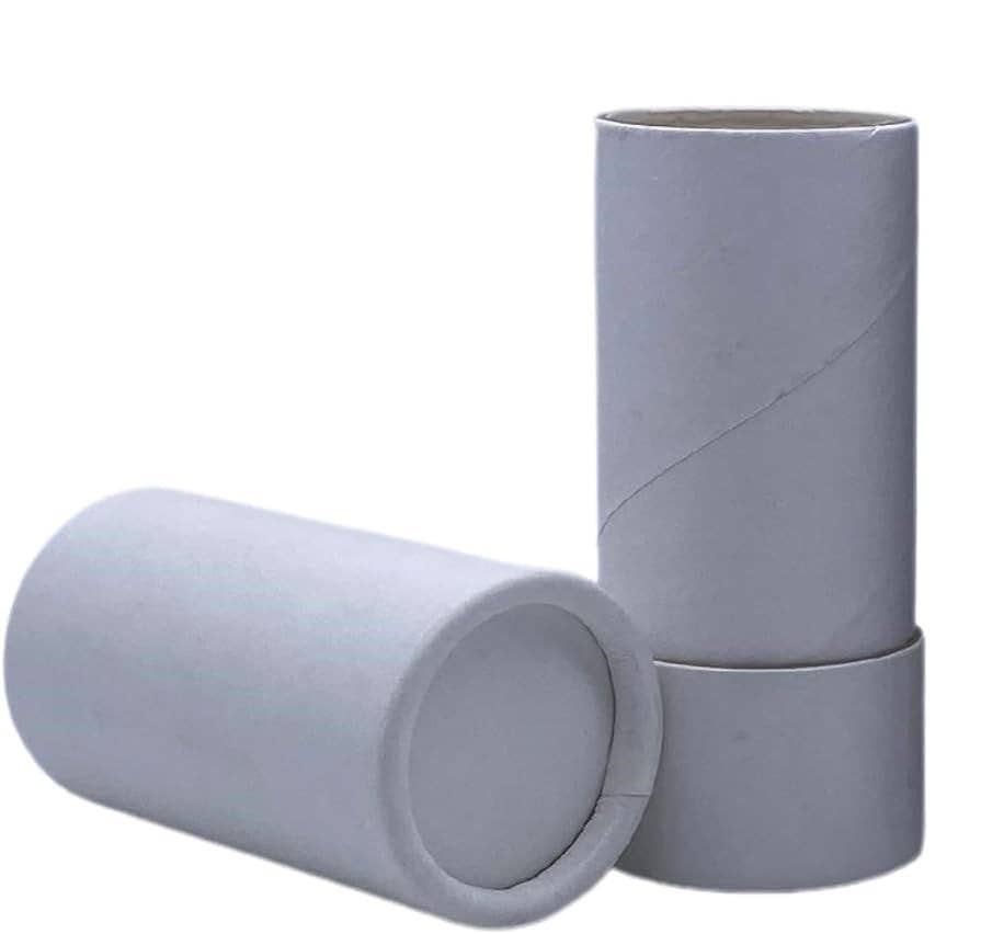 GreenWay Containers - 2 ounce / 60 g Push-up Paper Tube: Brown / Short / 50