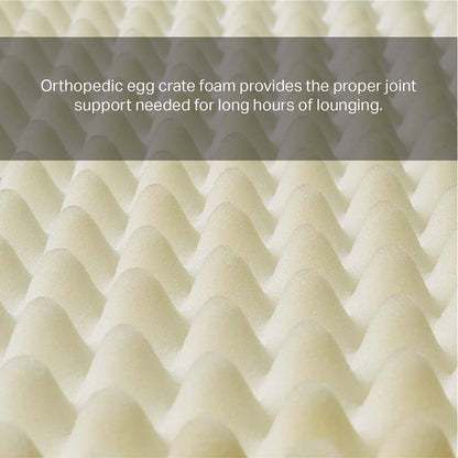 Olliix - Faux Fur Orthopedic Dog Bed Rug with Cover, Grey: Medium