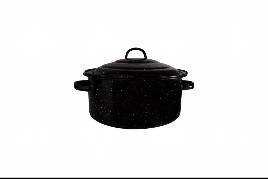 Kadra Kitchenware - Millvado - Granite, Stock Pot w/ Lid, 5 qt