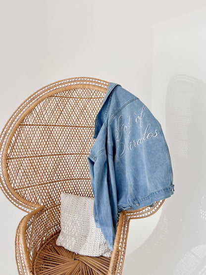 Elevated Faith - God of Miracles Denim Jacket: 2XL