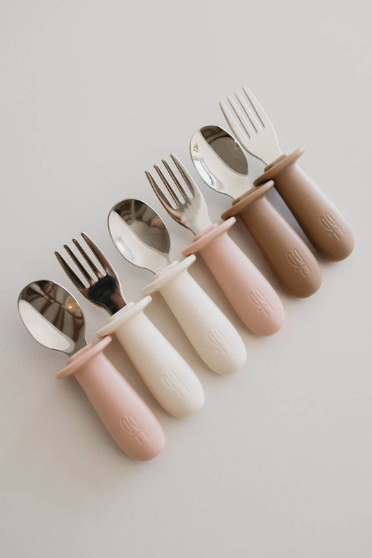 Forever French Baby - Training Utensil Set: Ivory