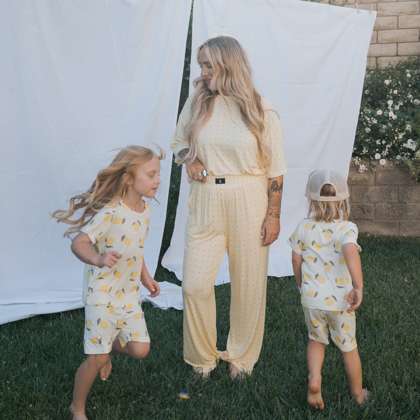 Forever French Baby - Women's Boxy Tee Lounge Set | Veda: 2X-Large