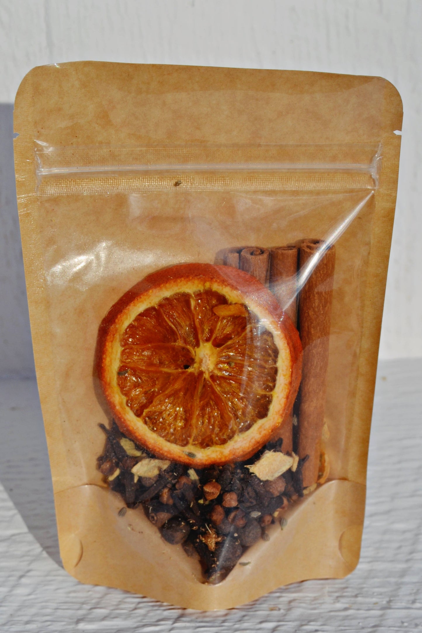 Evergreen View Farm - UNLABELED Simmer Pot Spice Packets Stovetop Christmas: Brown standup pouch / North Woods