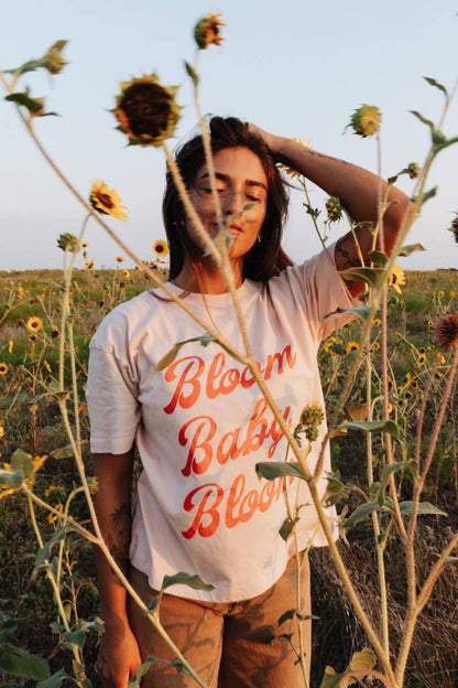 Crowned Free - Bloom Baby Bloom Tee : 2XL