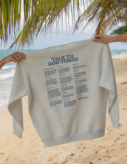 Elevated Faith - Talk to God Unisex Crewneck: 2XL