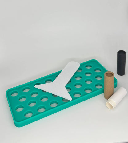 GreenWay Containers - .15 ounce / 4.25 g Push-Up Lip Balm Tube: Brown / 100