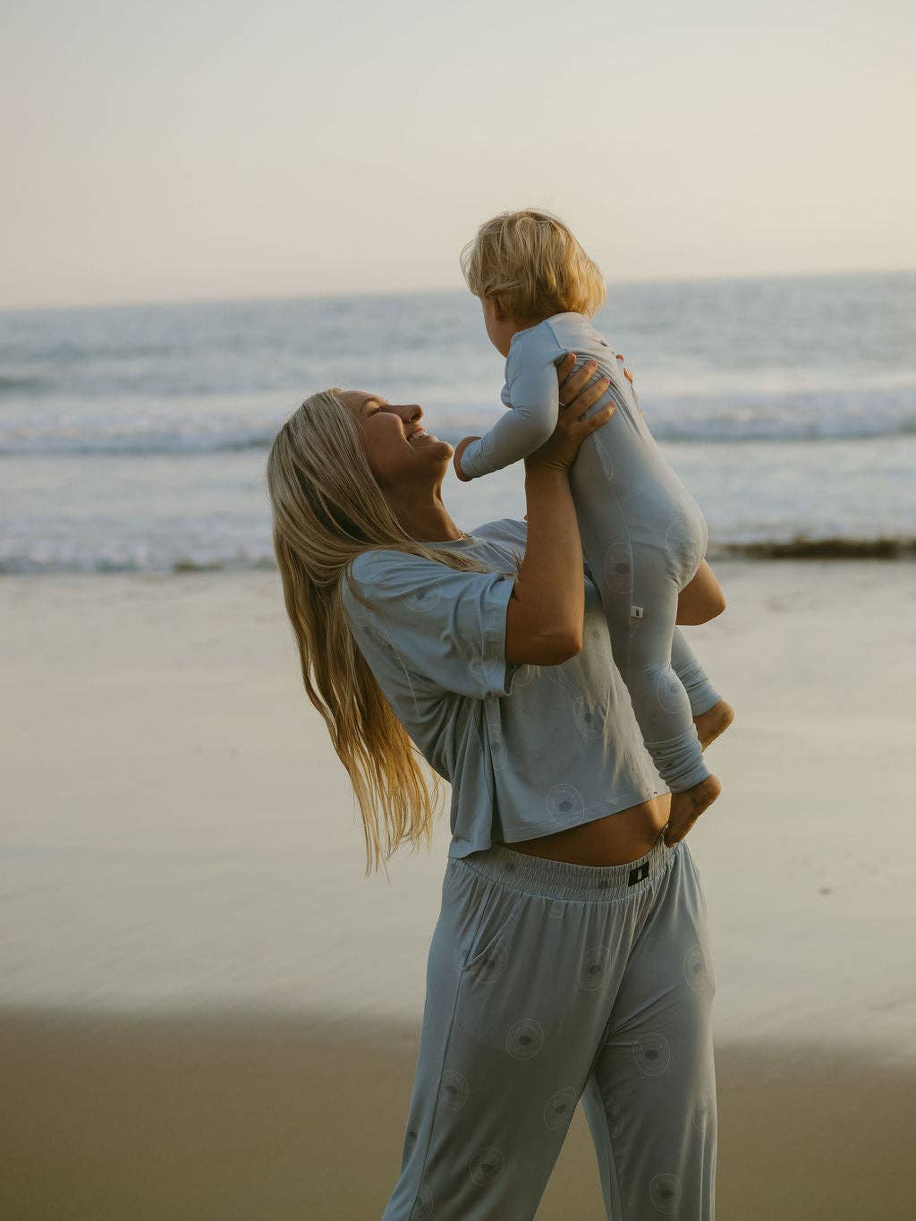 Forever French Baby - Women's Boxy Tee Lounge Set  | San Clemente: X-Large
