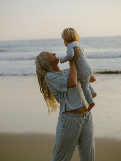 Forever French Baby - Women's Boxy Tee Lounge Set  | San Clemente: X-Large