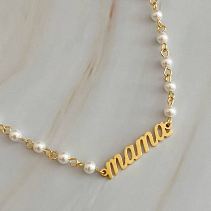 Ellison+Young - Mama Pearl Chain Necklace