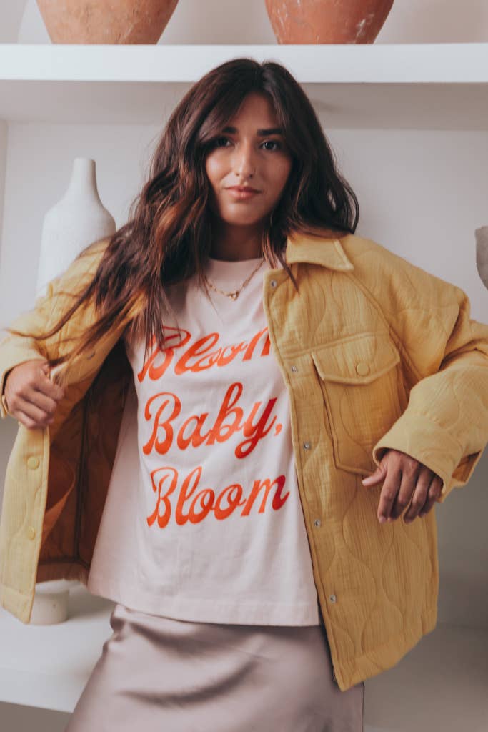 Crowned Free - Bloom Baby Bloom Tee : 2XL