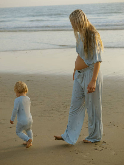 Forever French Baby - Women's Boxy Tee Lounge Set  | San Clemente: X-Large