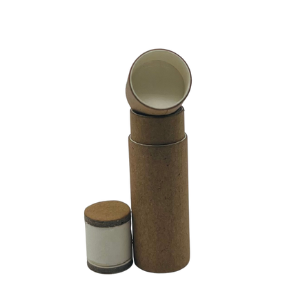 GreenWay Containers - .15 ounce / 4.25 g Push-Up Lip Balm Tube: Brown / 100