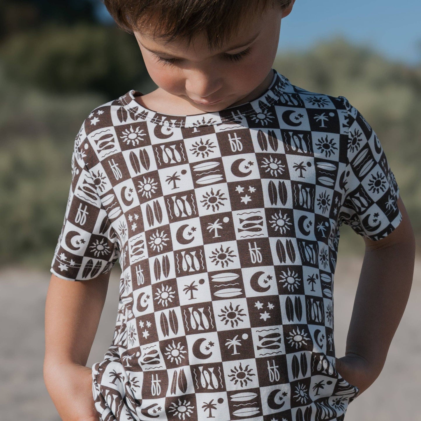 Forever French Baby - Bamboo Short Set | Summer Check: 4/5 Years