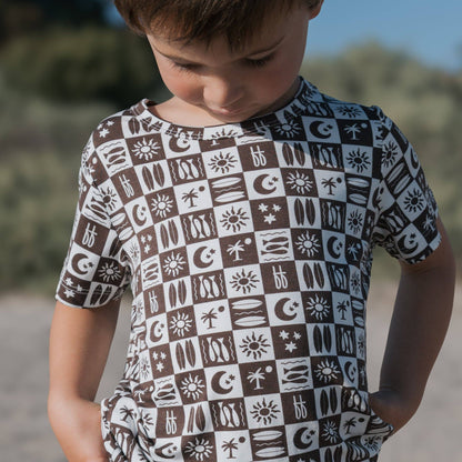 Forever French Baby - Bamboo Short Set | Summer Check: 4/5 Years