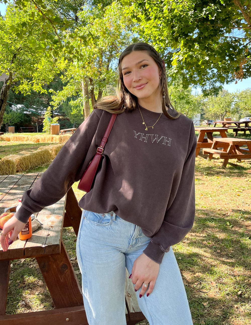 Elevated Faith - YHWH Unisex Crewneck: 2XL