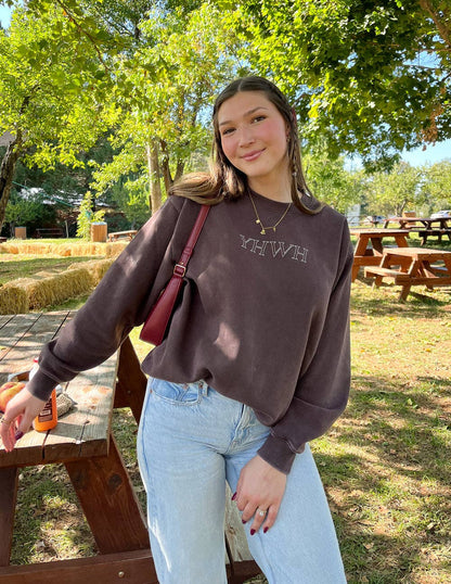 Elevated Faith - YHWH Unisex Crewneck: 2XL