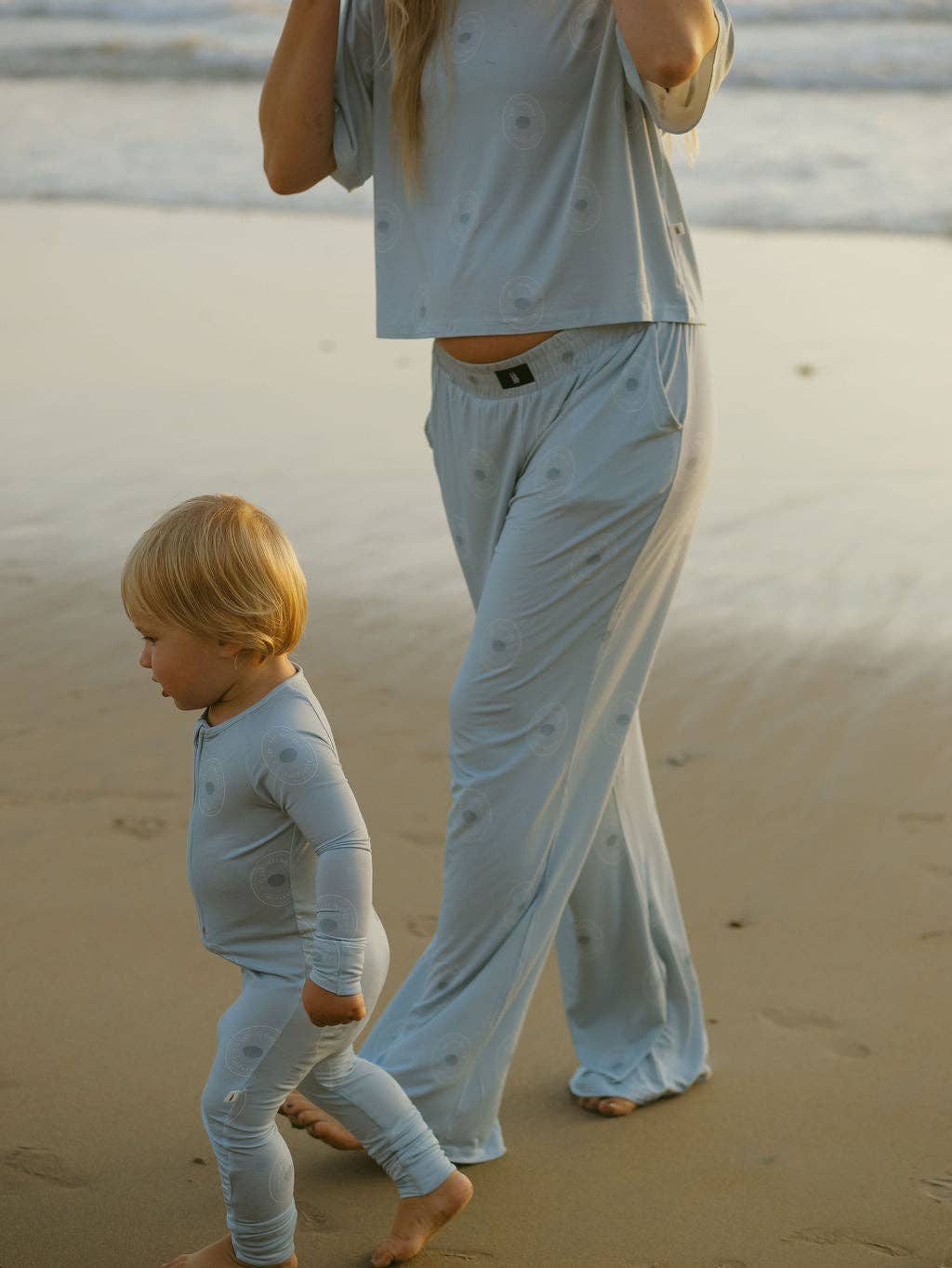 Forever French Baby - Women's Boxy Tee Lounge Set  | San Clemente: X-Large