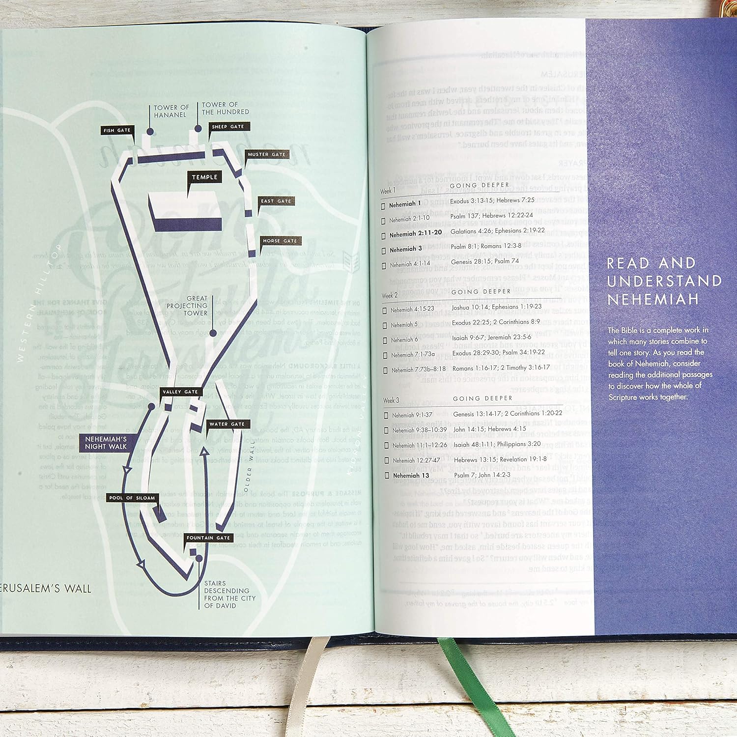 CSB She Reads Truth Bible, Navy LeatherTouch, Black Letter, Full-Color Design, Wide Margins, Notetaking Space, Devotionals, Reading Plans, Easy-to-Read Bible Serif Type