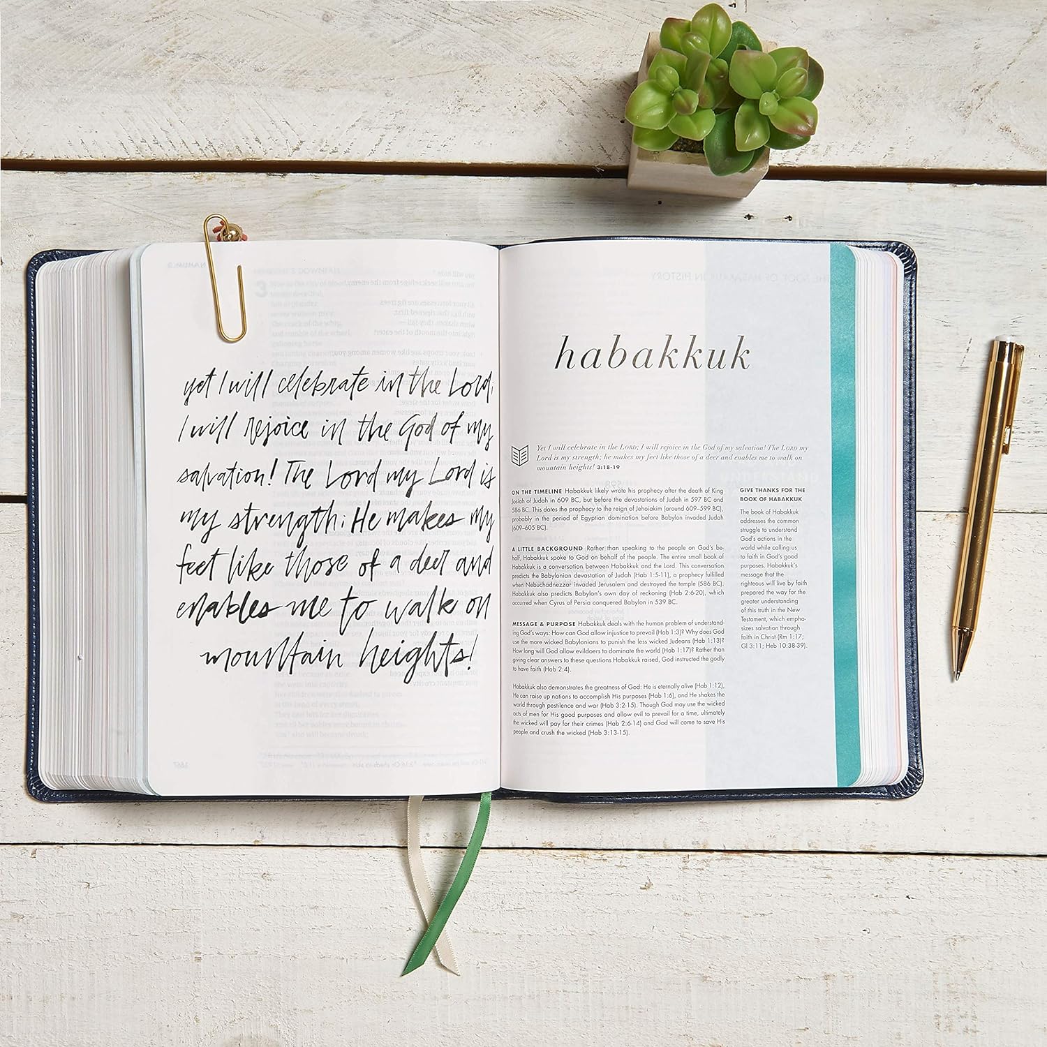 CSB She Reads Truth Bible, Navy LeatherTouch, Black Letter, Full-Color Design, Wide Margins, Notetaking Space, Devotionals, Reading Plans, Easy-to-Read Bible Serif Type