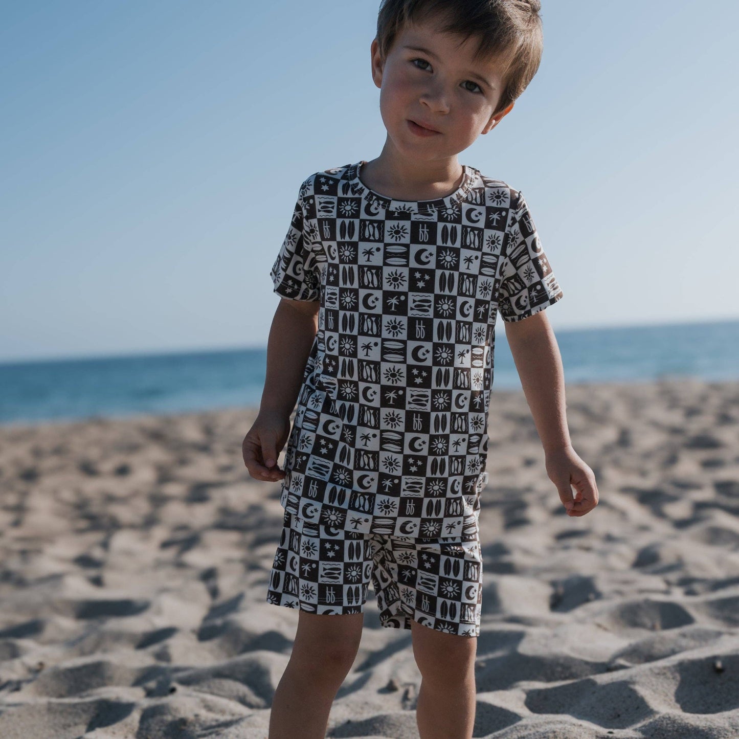 Forever French Baby - Bamboo Short Set | Summer Check: 4/5 Years