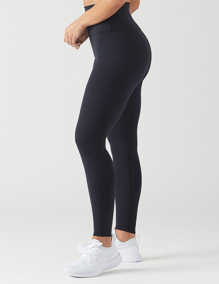 Glyder - High Waist Pure Legging: Black: Black / L