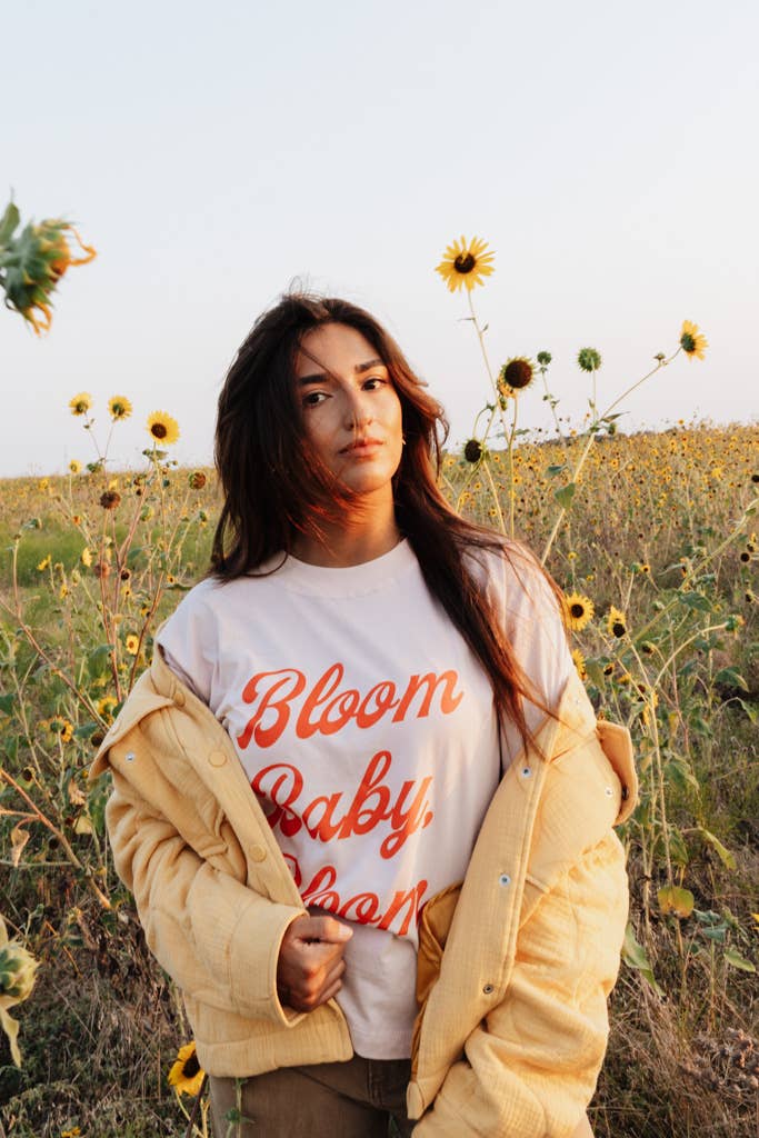 Crowned Free - Bloom Baby Bloom Tee : 2XL