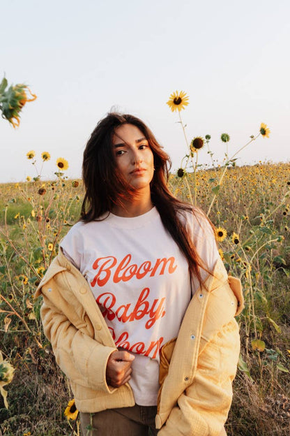 Crowned Free - Bloom Baby Bloom Tee : 2XL