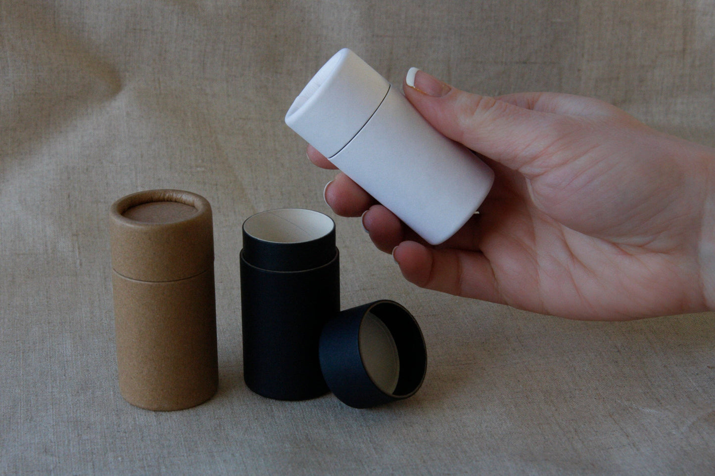 GreenWay Containers - 1.25 ounce / 35 g Push-Up Paper Tube: Brown / 50