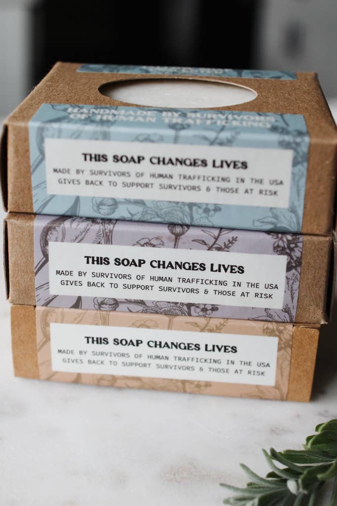Crowned Free - Tallow Soap - Unscented - Made by Survivors