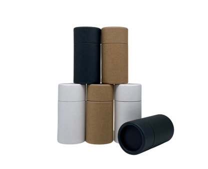 GreenWay Containers - 1.25 ounce / 35 g Push-Up Paper Tube: Brown / 50