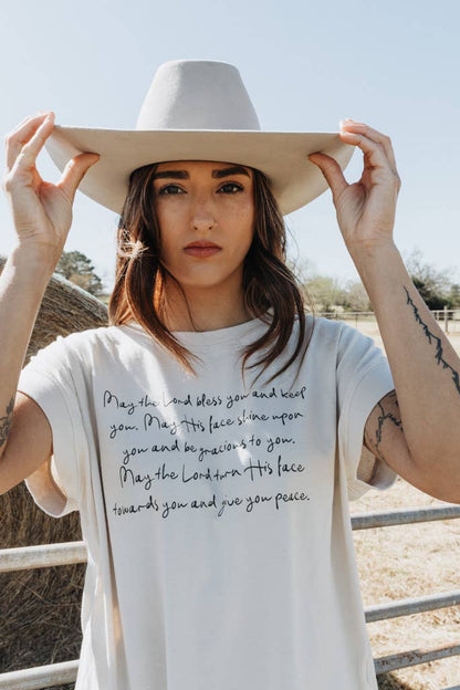 Crowned Free - May The Lord Bless You Tee: 2XL
