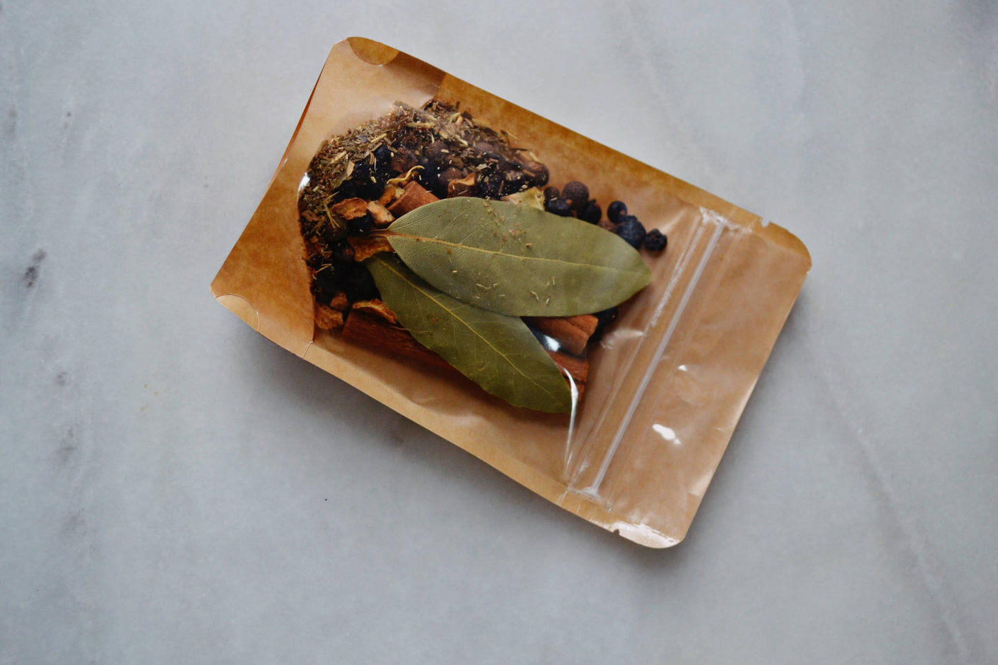 Evergreen View Farm - UNLABELED Simmer Pot Spice Packets Stovetop Christmas: Brown standup pouch / North Woods