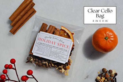 Evergreen View Farm - UNLABELED Simmer Pot Spice Packets Stovetop Christmas: Brown standup pouch / North Woods