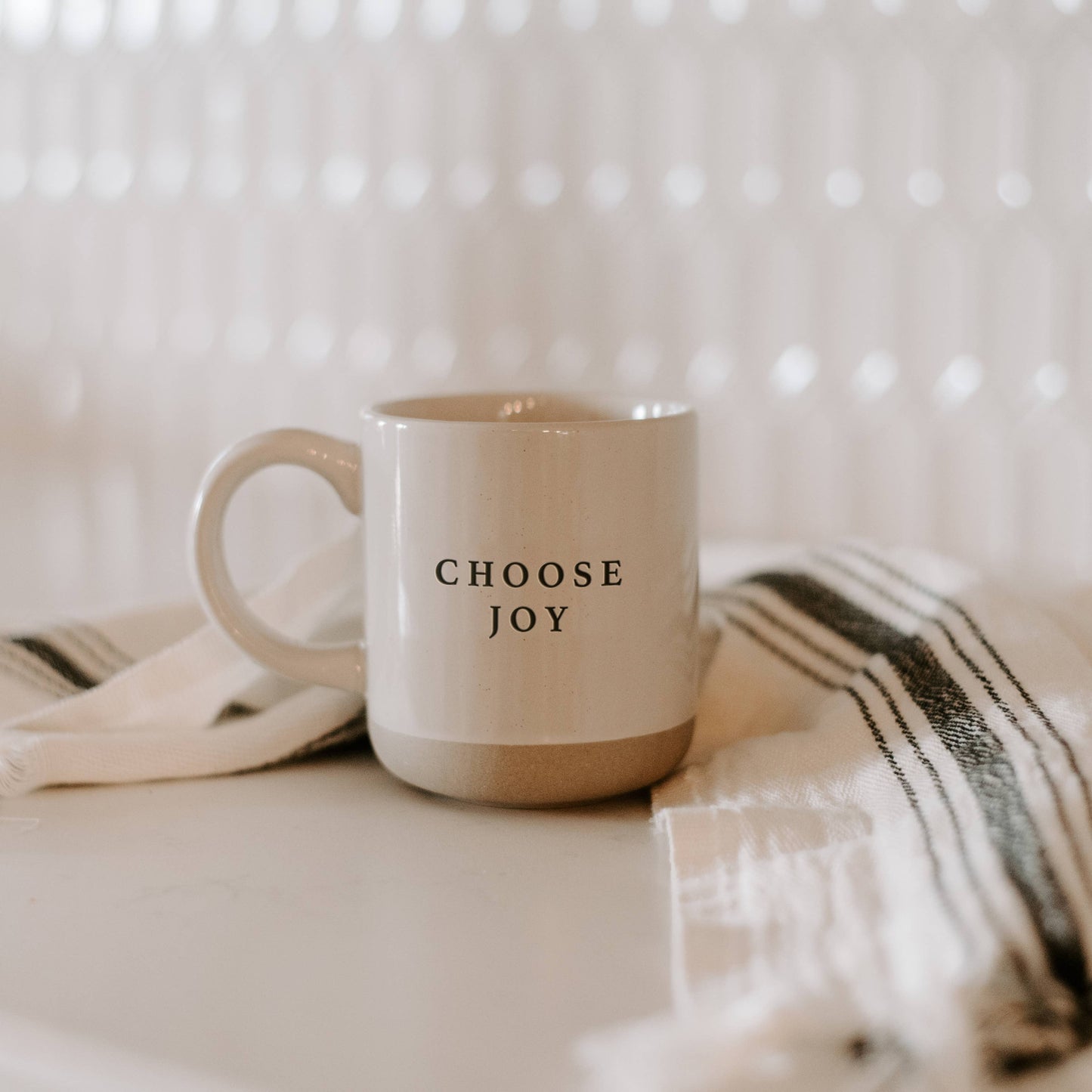 Sweet Water Decor - Choose Joy Stoneware Coffee Mug -Christmas Home Decor & Gift