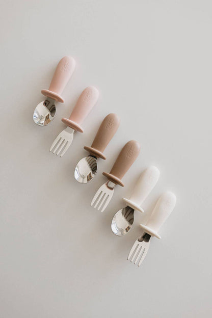 Forever French Baby - Training Utensil Set: Ivory