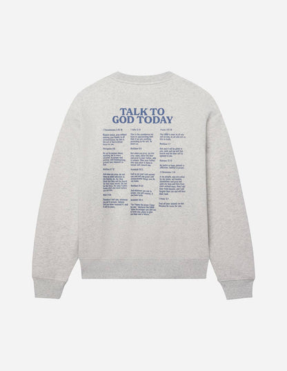 Elevated Faith - Talk to God Unisex Crewneck: 2XL