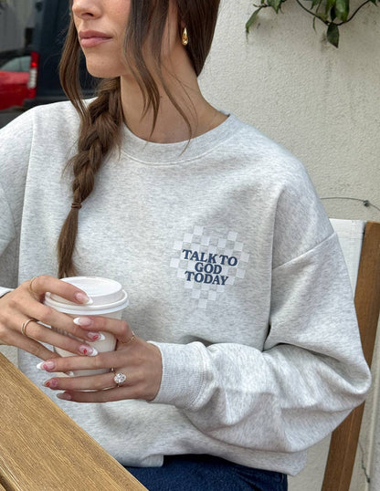 Elevated Faith - Talk to God Unisex Crewneck: 2XL