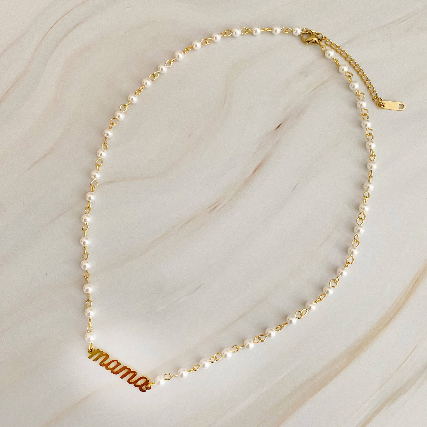 Ellison+Young - Mama Pearl Chain Necklace