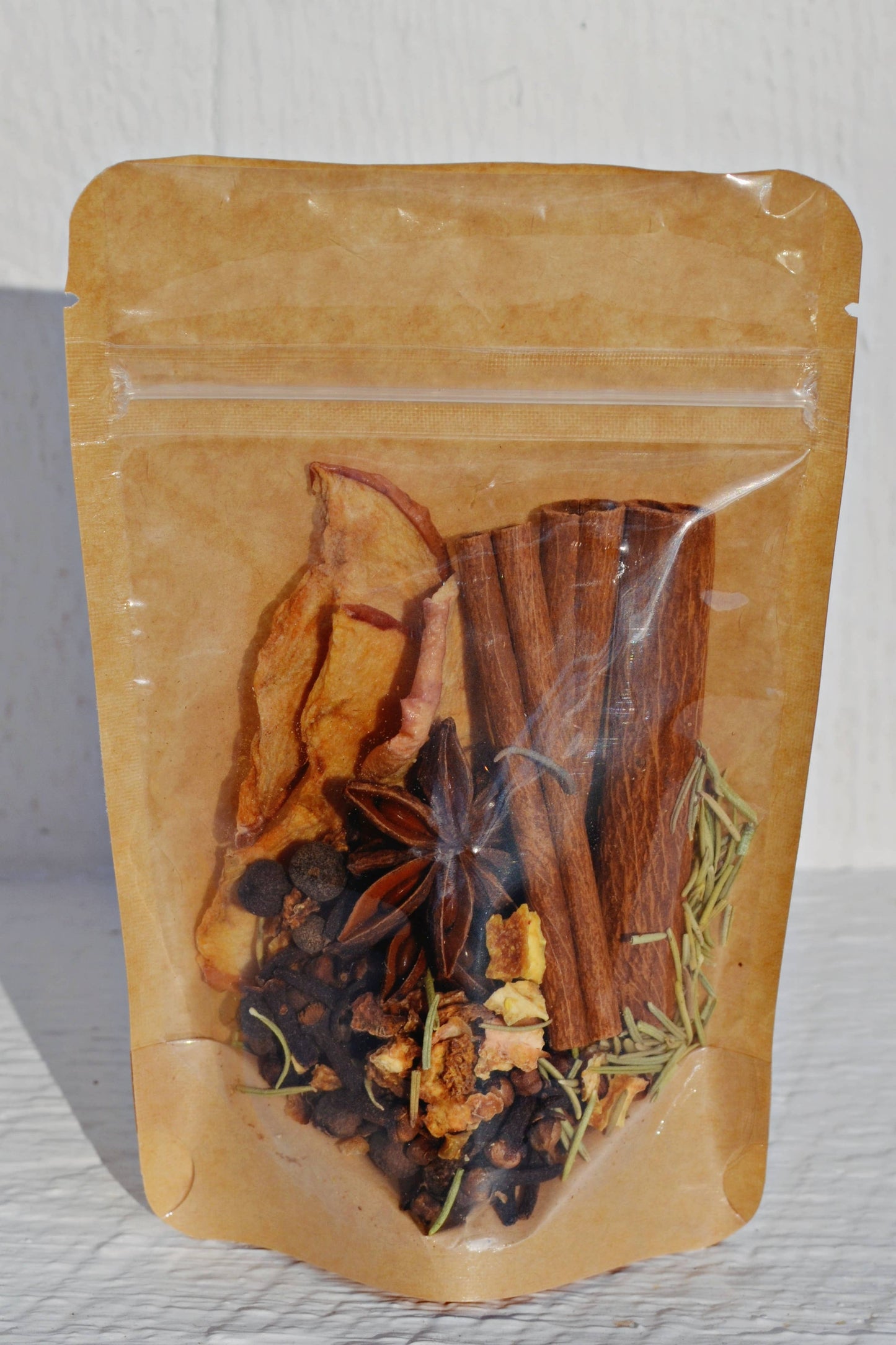Evergreen View Farm - UNLABELED Simmer Pot Spice Packets Stovetop Christmas: Brown standup pouch / North Woods