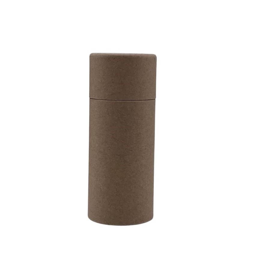 GreenWay Containers - 2 ounce / 60 g Push-up Paper Tube: Brown / Short / 50