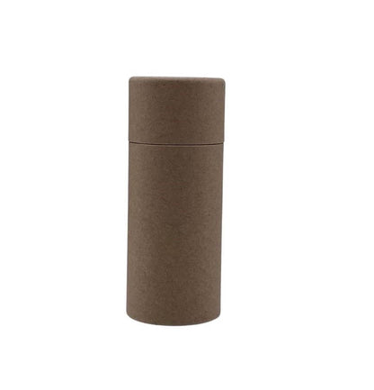 GreenWay Containers - 2 ounce / 60 g Push-up Paper Tube: Brown / Short / 50