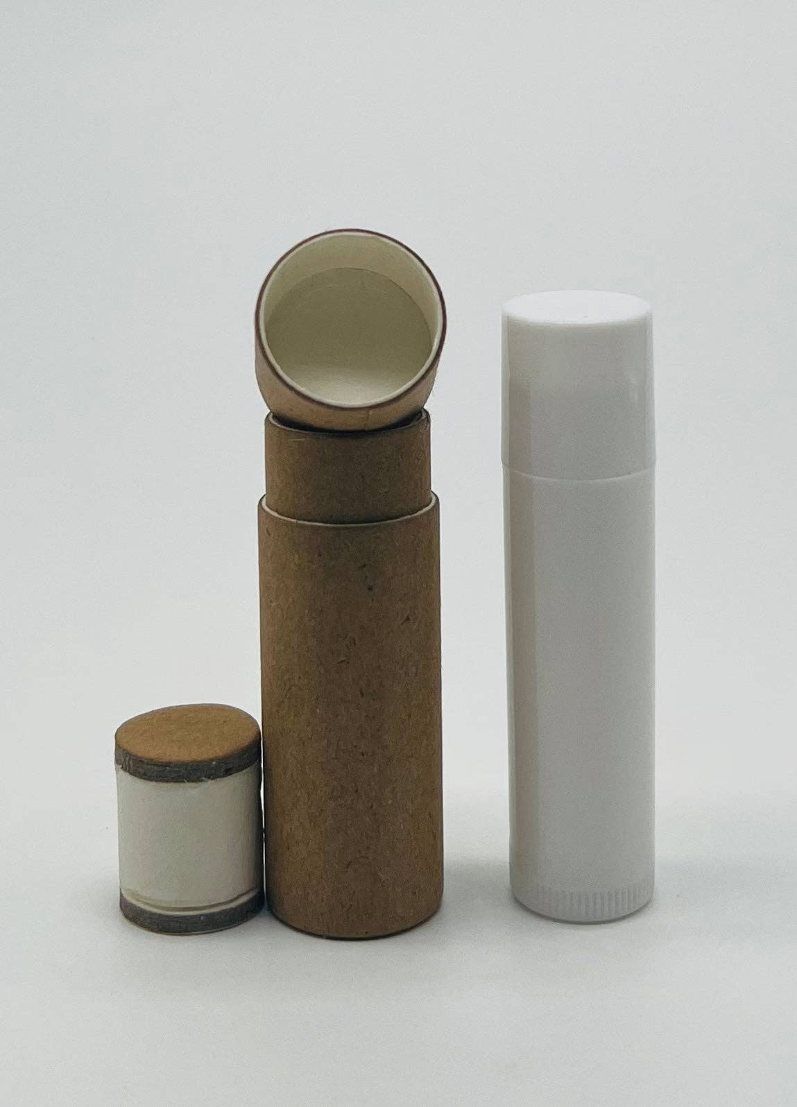 GreenWay Containers - .15 ounce / 4.25 g Push-Up Lip Balm Tube: Brown / 100