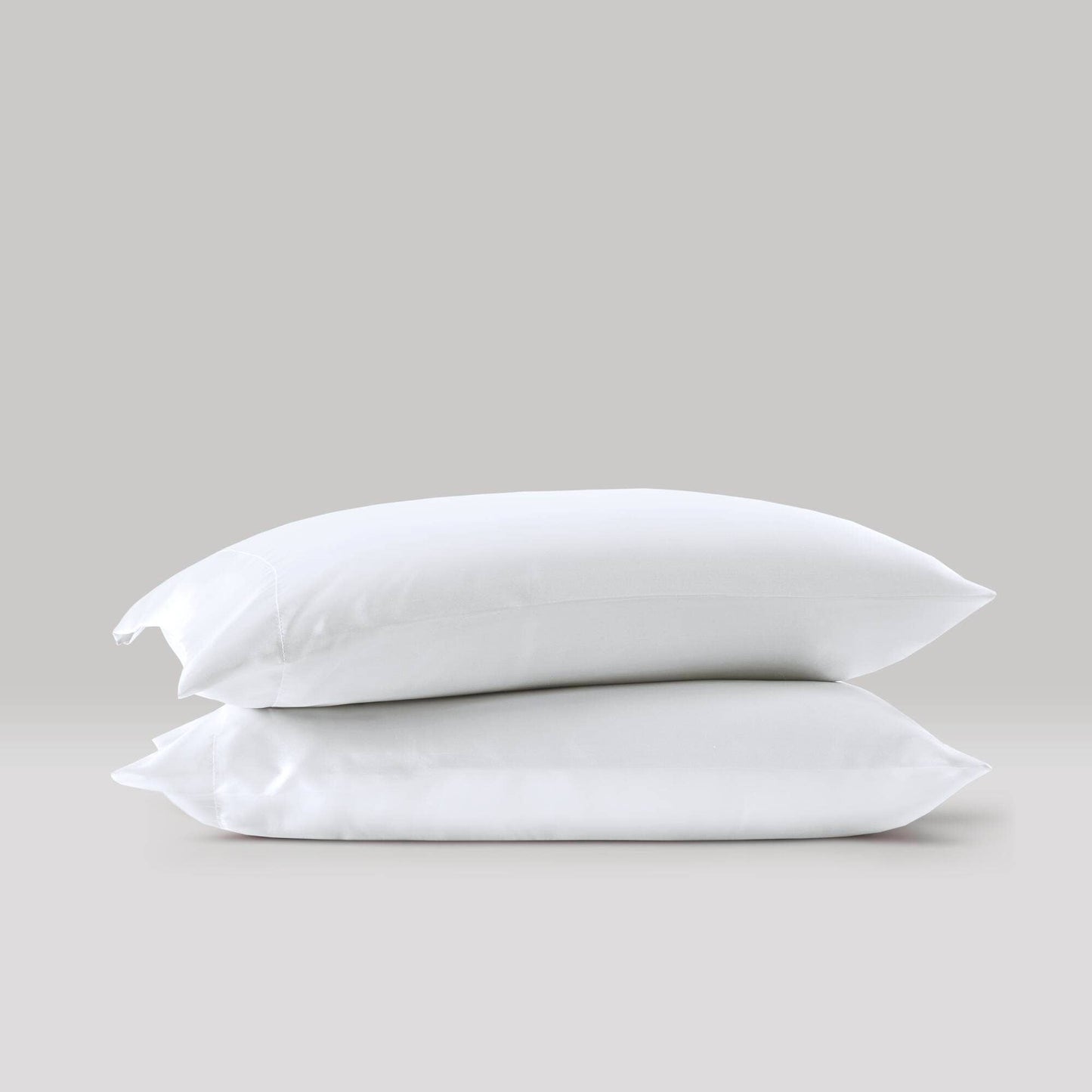 Olliix - Silky Satin Pillowcases for Hair and Skin, Set of 2, White: Standard