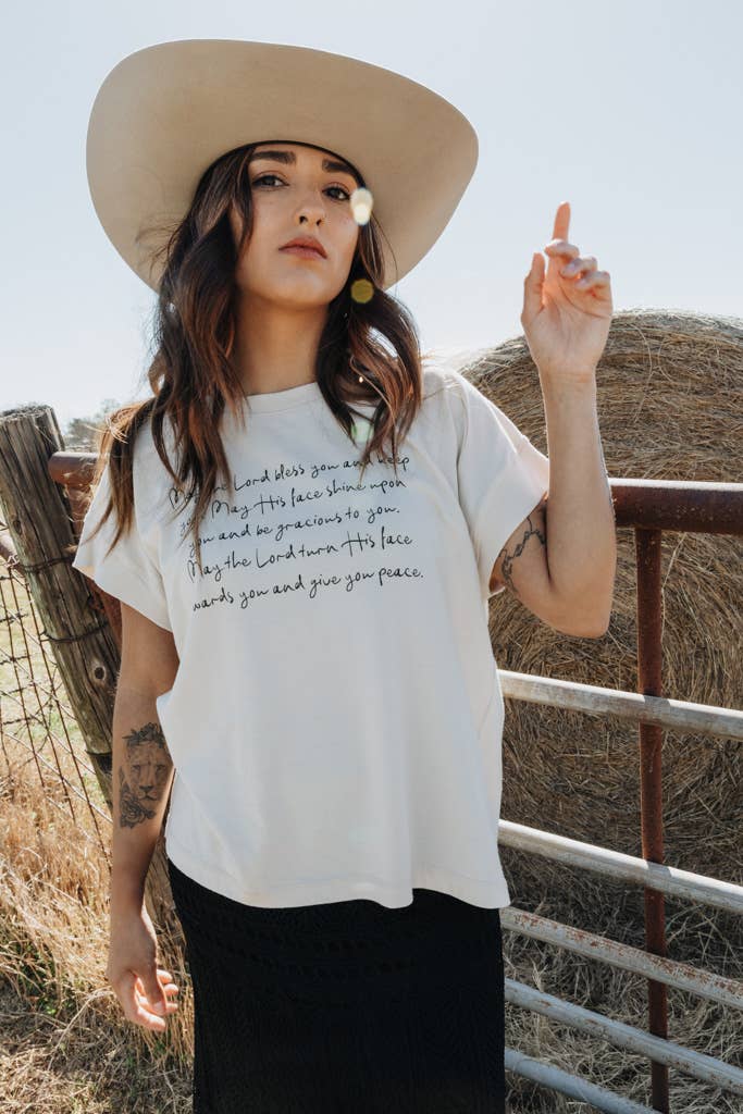 Crowned Free - May The Lord Bless You Tee: 2XL