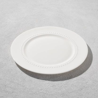Kadra Kitchenware - Maison Neuve - Hobnail, Bone China Dinner Plate, 10.75"